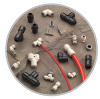 Newloc® Acetal Plastic Push-To-Connect Fittings
