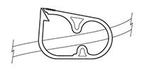 Fits Up to 1/4 Inch (in) Tubing Outer Diameter (OD) Plastic Pinch Clamp