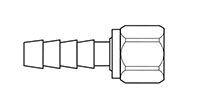 Thermobarb® Brass Swivel Female Flare Adapter Fittings