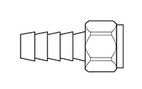Thermobarb® Brass Ball End Swivel Female Adapter Fittings