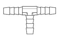 Thermobarb® Brass Barbed Tee Fittings