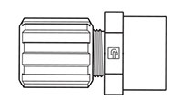 Pureloc® Perfluoroalkoxy Alkanes (PFA) Compression Female Adapter Fittings