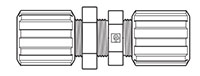 Pureloc® Perfluoroalkoxy Alkanes (PFA) Compression Bulkhead Unions