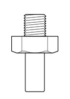 Newloc® Acetal Fraction Plastic Push-To-Connect Male Stem Adapter Fittings