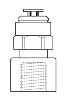 Newloc® Acetal Fraction Plastic Push-To-Connect Female Adapter Fittings