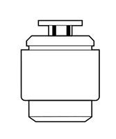 Newloc® Acetal Plastic Push-To-Connect End Stops