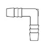 Thermobarb® Plastic Barbed 90 Degree Elbows