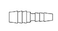 Thermobarb® Plastic Reducer Connector Fittings