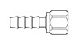 Thermobarb® Brass Swivel Female Flare Adapter Fittings