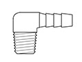 Thermobarb® Brass Male 90 Degree Elbows