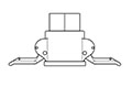 Type D - Coupler x Female National Pipe Tapered (FNPT) Cam Operated Plastic Couplings