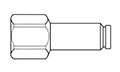 Newloc® Brass Push-To-Connect Female Adapter Fittings