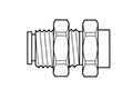 Newloc® Brass Push-To-Connect Female Bulkhead Unions